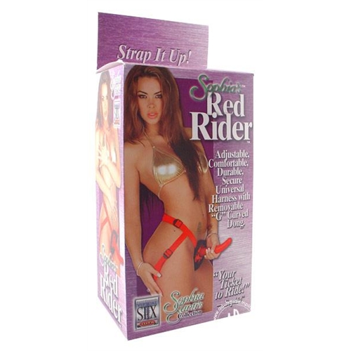 Страпон для женщин Вамп "SOPHIA'S RED RIDER"
