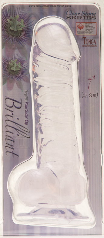 Фаллос прозрачный 18 см