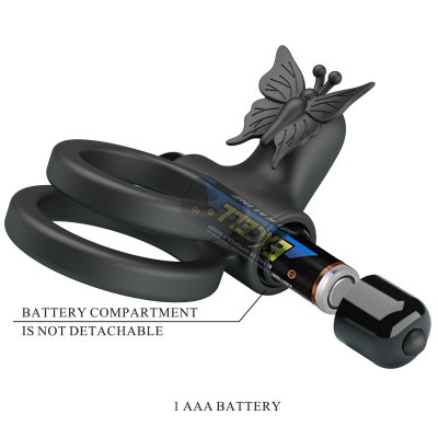 Двойное эрекционное виброкольцо 10 режимов 