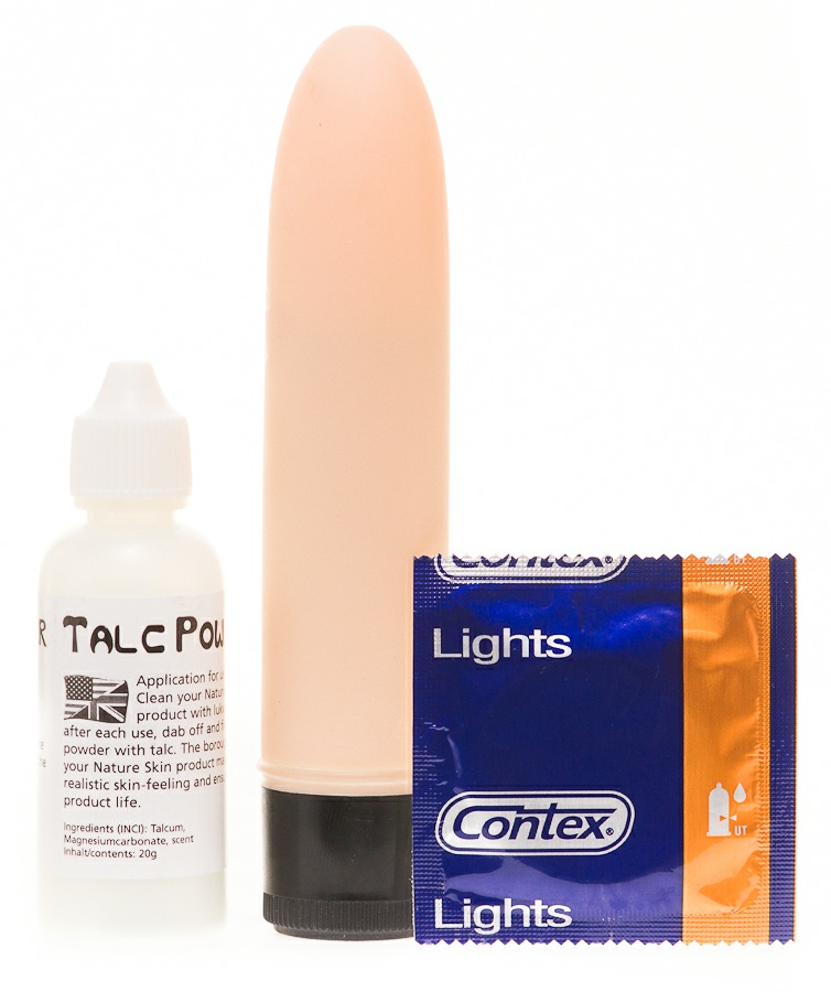 Вибратор - фаллоимитатор - стимулятор мини из кибер кожи "Суперкожа"