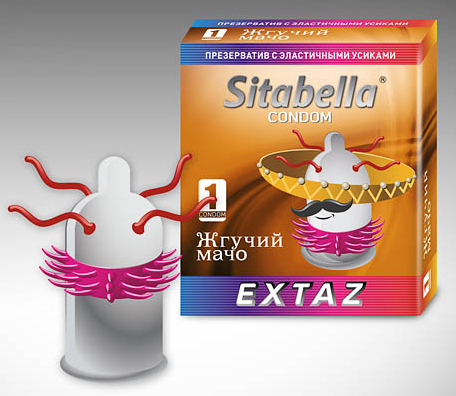 Презерватив "Sitabella"Extaz Жгучий мачо 1шт.