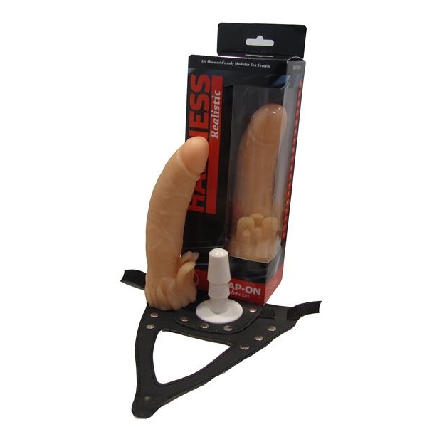 Фаллоимитатор на поясе "HARNESS" L 185 мм D 39 мм