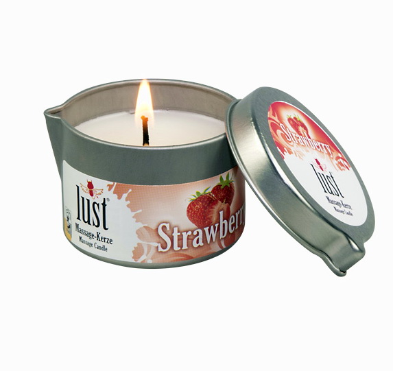 Свеча массажная клубника 50 мл