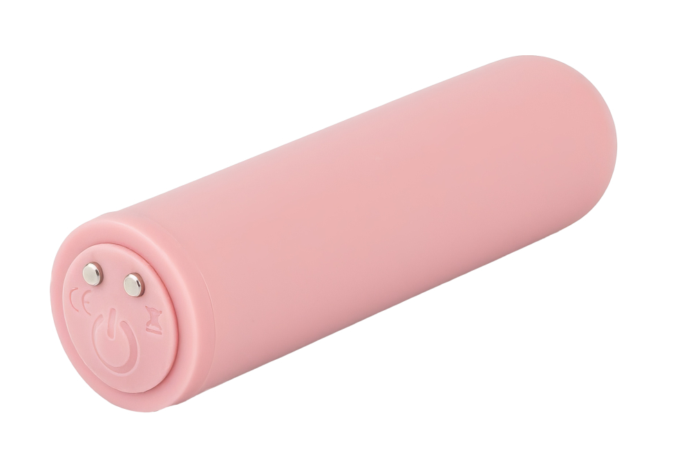 Вибропуля пластик 10 режимов розовый 