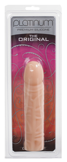 Телесный фаллоимитатор Platinum silicone 7''