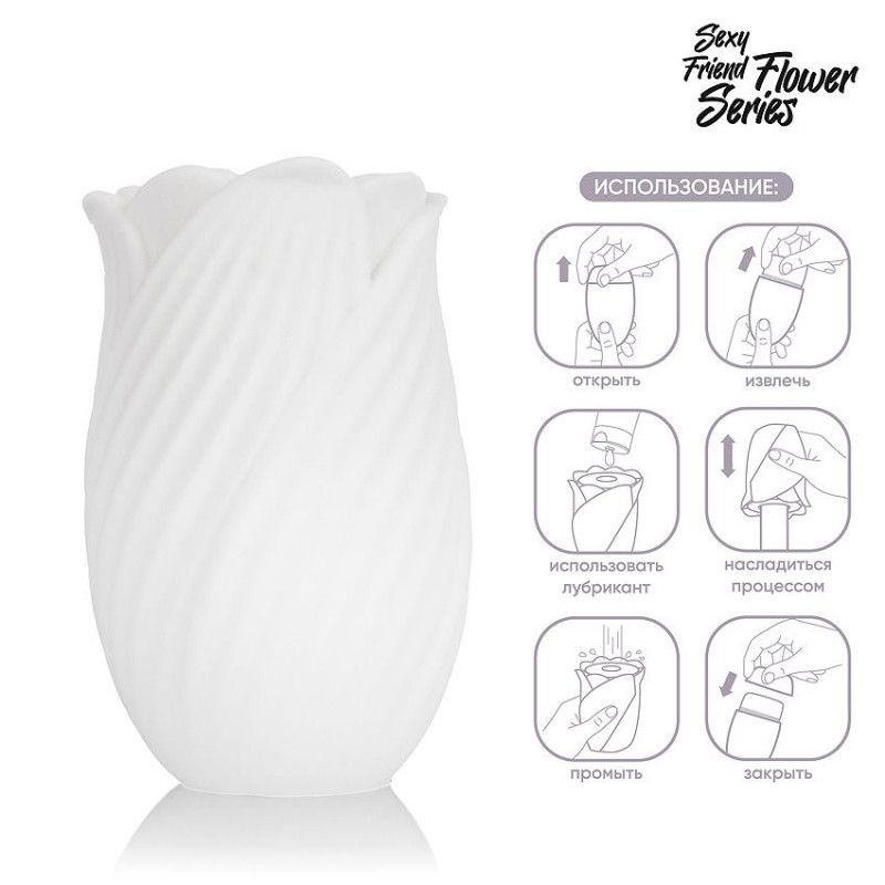 Мастурбатор в форме бутона 10 см