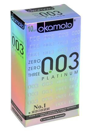 Презервативы OKAMOTO Platinum №10