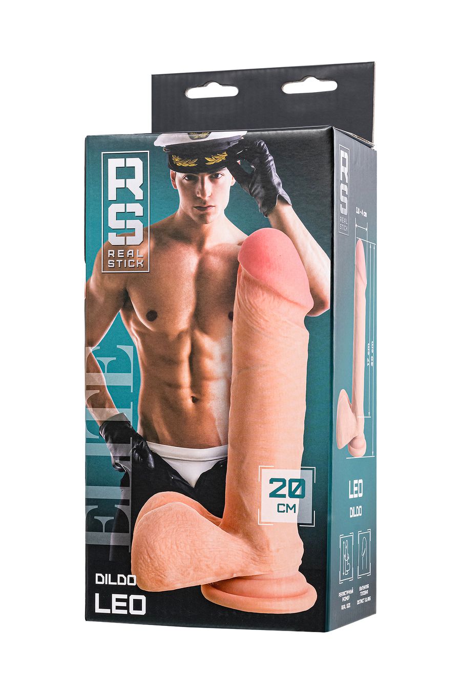 Фаллос киберкожа L 20 см D 4 см