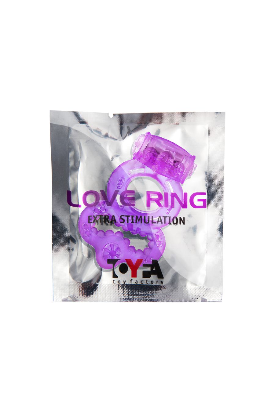 Виброкольцо на пенис TOYFA фиолетовый