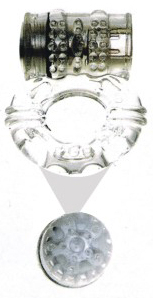 Эрекционное кольцо с вибрацией и стимулятором клитора