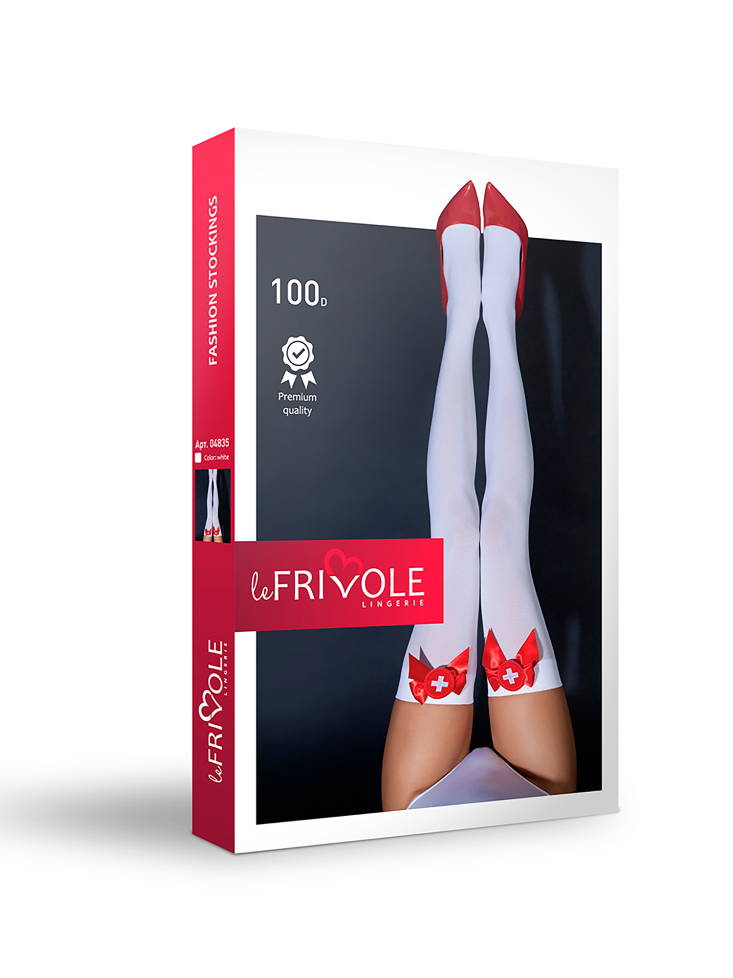 Чулки медсестры с бантиками S/M