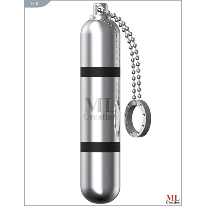 Мини-вибратор на цепочке «Glittering Bullet» 9 см Мини-вибратор на цепочке «Glittering Bullet» 9 см
