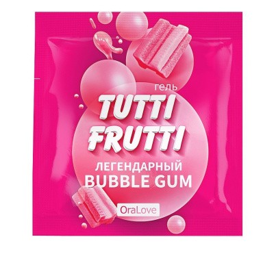 Съедобный гель Ora Love Tutti-Frutti BUBBLE GUM, 4 г