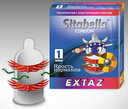 Презерватив "Sitabella"Extaz Ярость норманна 1шт.