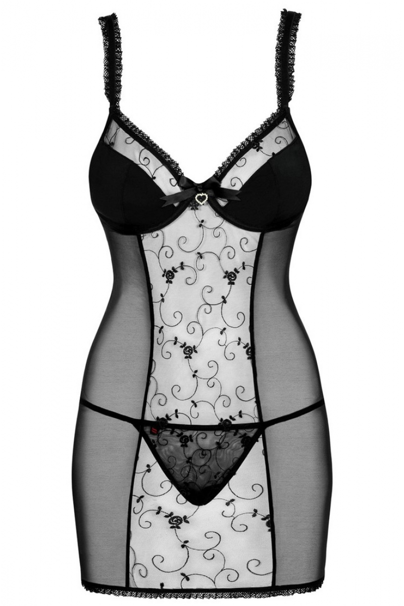 Сорочка Rosana Chemise (Obsessive) SM Сорочка Rosana Chemise (Obsessive) SM