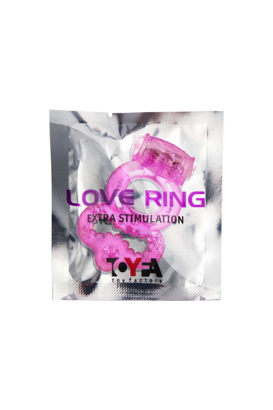 Виброкольцо на пенис TOYFA розовый