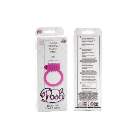 Эрекционное кольцо Posh Silicone Vibro Rings с вибрацией розовое Эрекционное кольцо Posh Silicone Vibro Rings с вибрацией розовое
