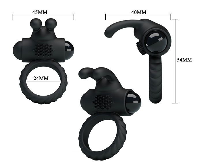 Эрекционное кольцо со стимуляцией клитора