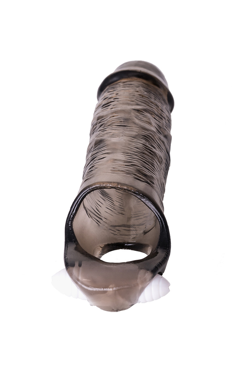 Насадка Toyfa XLover, черная прозрачная 15,5