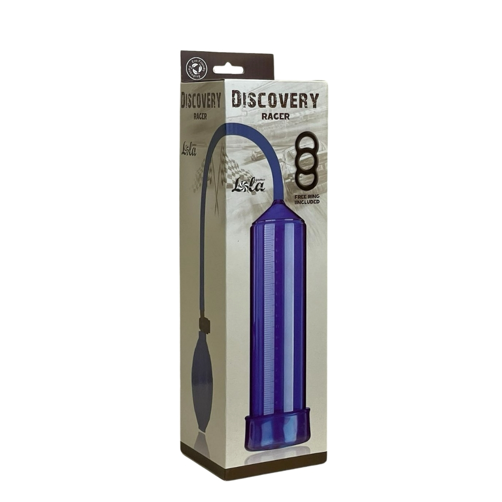 Вакуумная помпа 21 см синяя