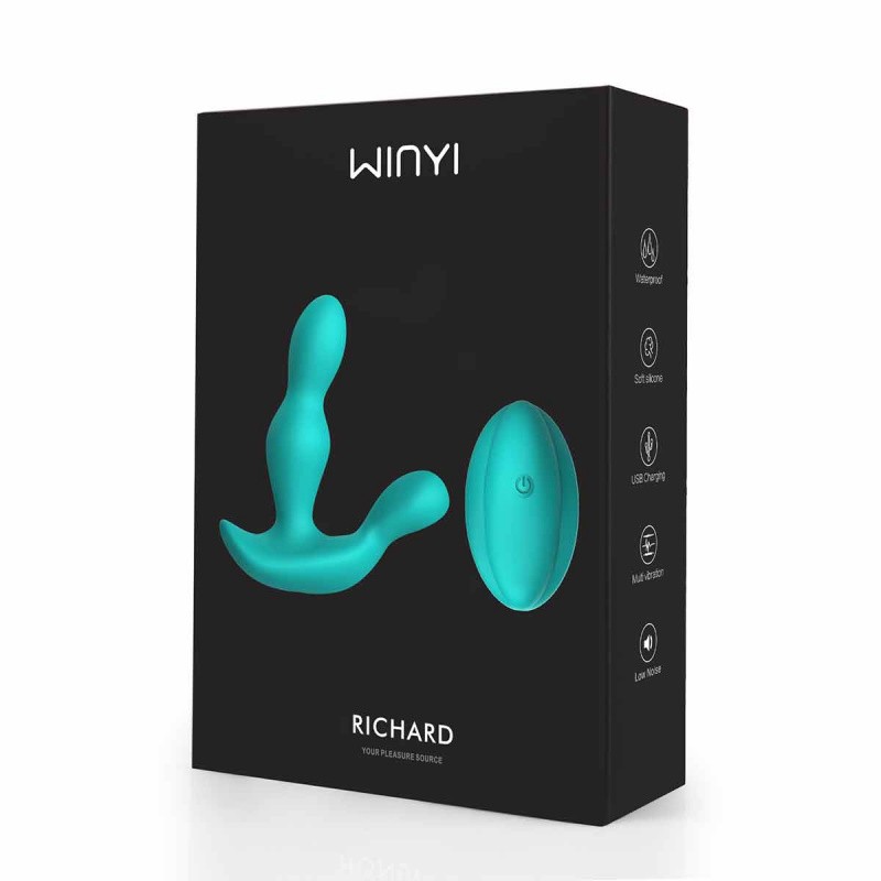 Массажер простаты с пультом ДУ 10 режимов