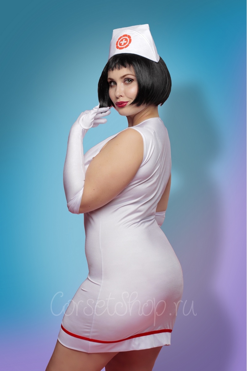 Костюм медсестры Emergency Dress (Obsessive) XXL Костюм медсестры Emergency Dress (Obsessive) XXL