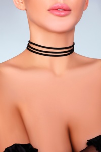 Украшение на шею черный Choker 26381