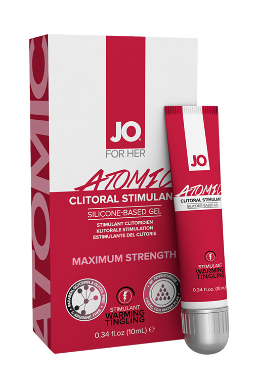 Гель возбуждающий для клитора мощного действия JO Atomic 10 мл