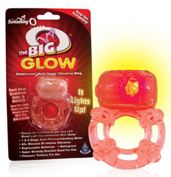 Кольцо светящееся в темноте "The Screaming Big O Glow"