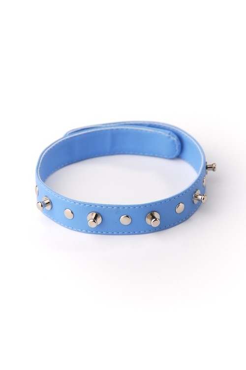 Ошейник голубой