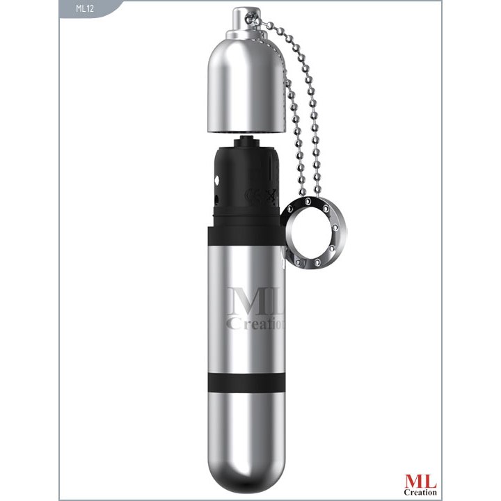 Мини-вибратор на цепочке «Glittering Bullet» 9 см Мини-вибратор на цепочке «Glittering Bullet» 9 см