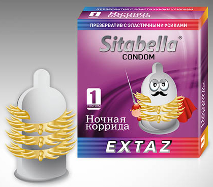 Презерватив "Sitabella"Extaz Ночная коррида 1шт.