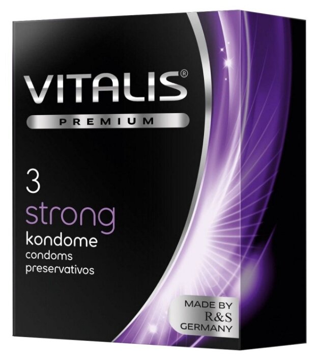 Презервативы особо прочные Vitalis Strong 3 шт