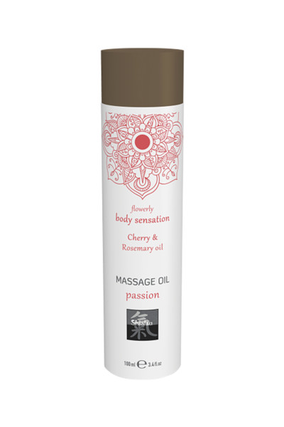 Массажное масло Shiatsu Вишня и масло розмарина, 100 мл