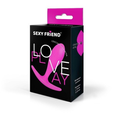 Втулка анальная силикон 2 см 