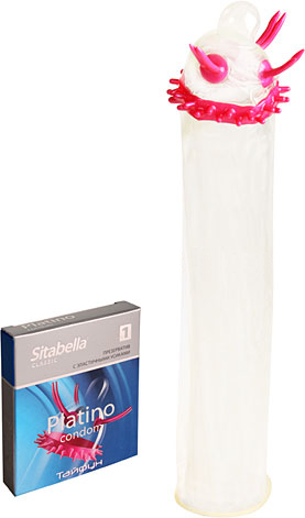 Презерватив Ситабелла Platino "Тайфун" с эластичными усиками 1шт.