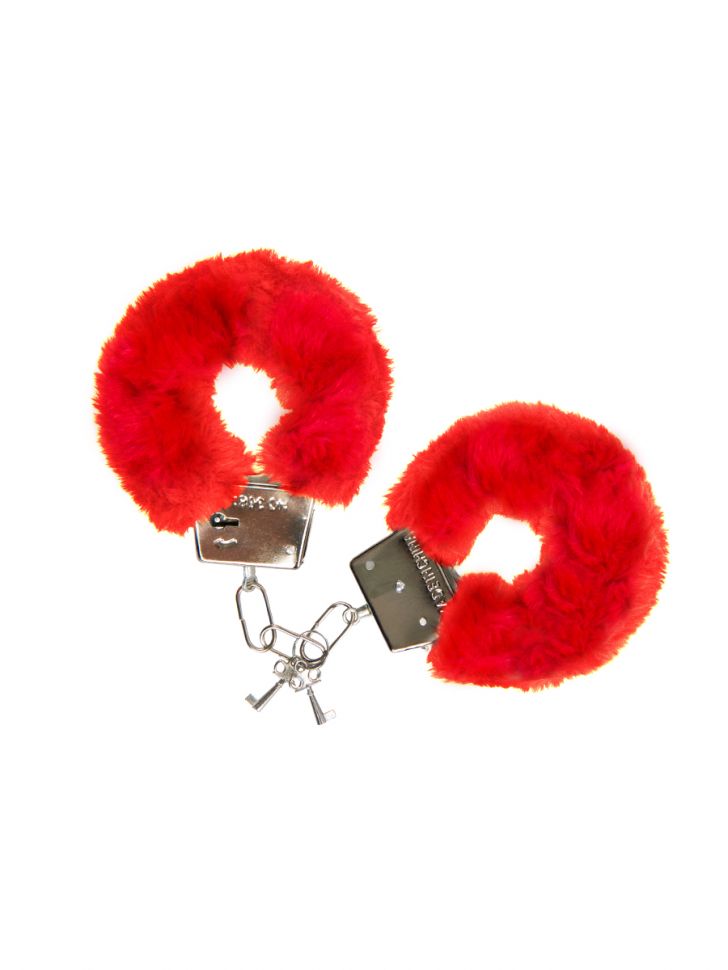 Наручники (иск.мех) красный Наручники (иск.мех) красный