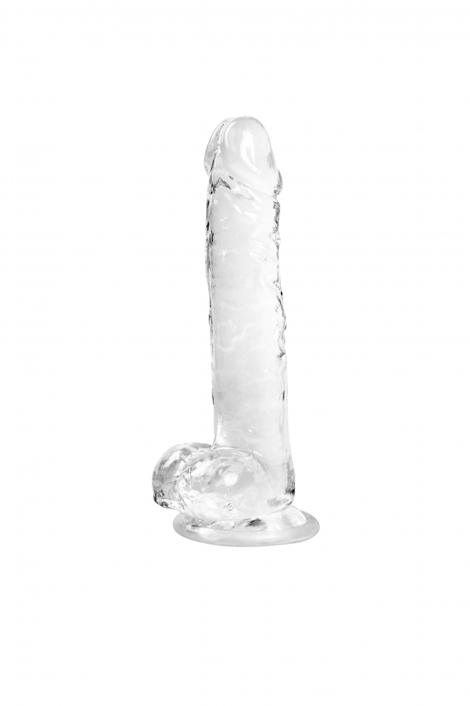 Прозрачный фаллоимитатор 19 см 3,4 см