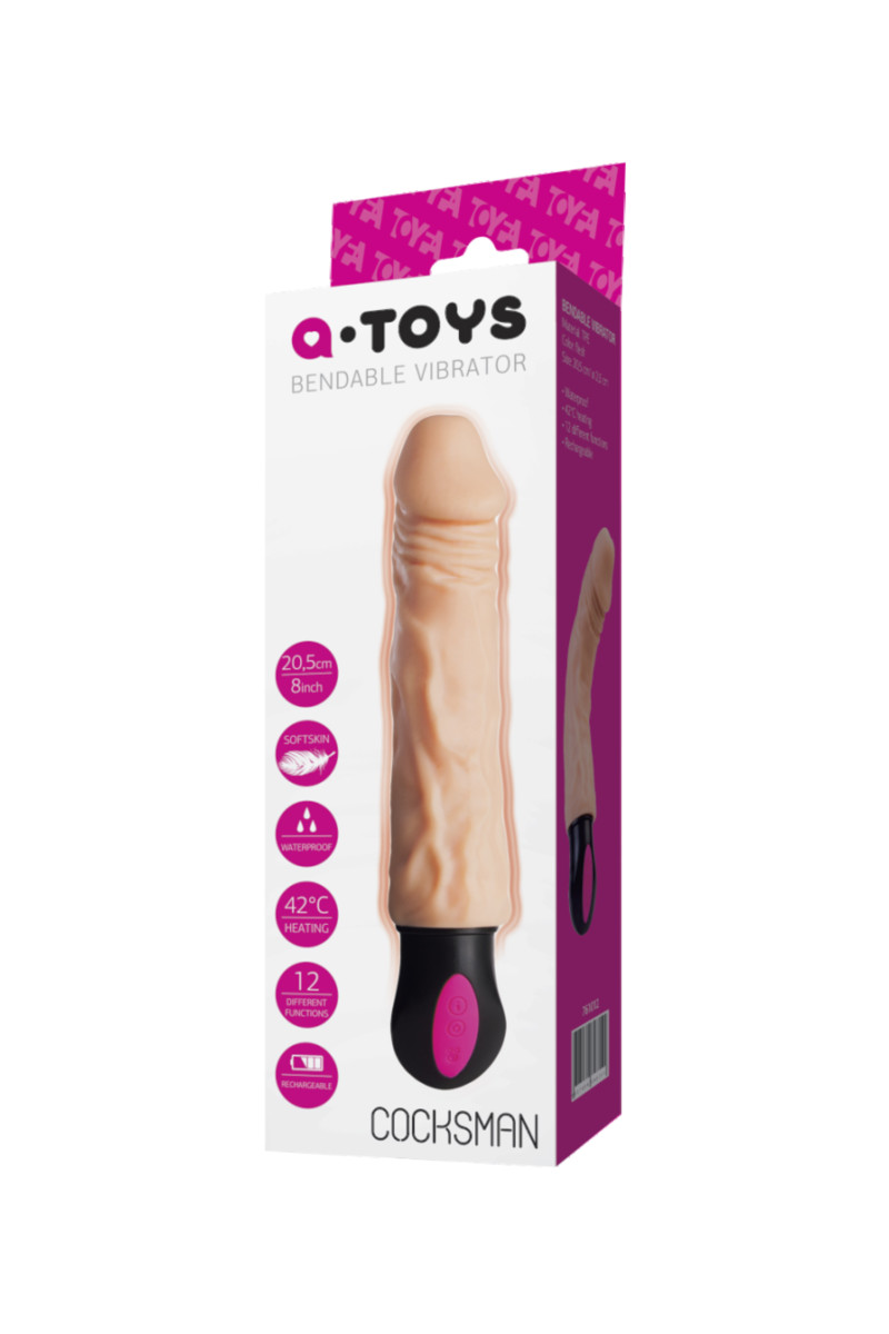 Вибратор с подогревом 12 режимов 21 см