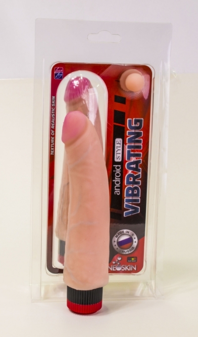 Вибратор киберкожа L 180mm D 35 mm