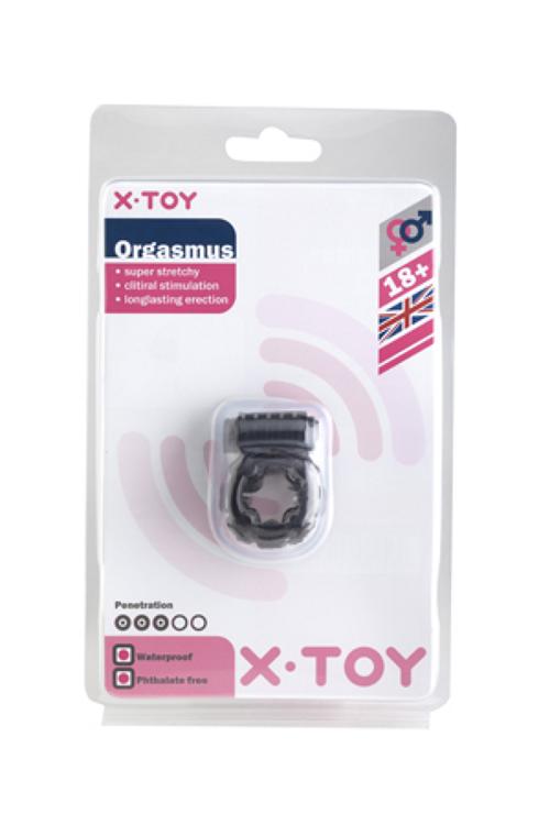 Эротическая насадка Orgasmus III с вибрацией пепельная