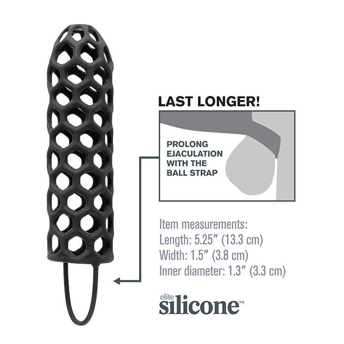 Насадка стимулирующая Silicone Warrior Cock Cage