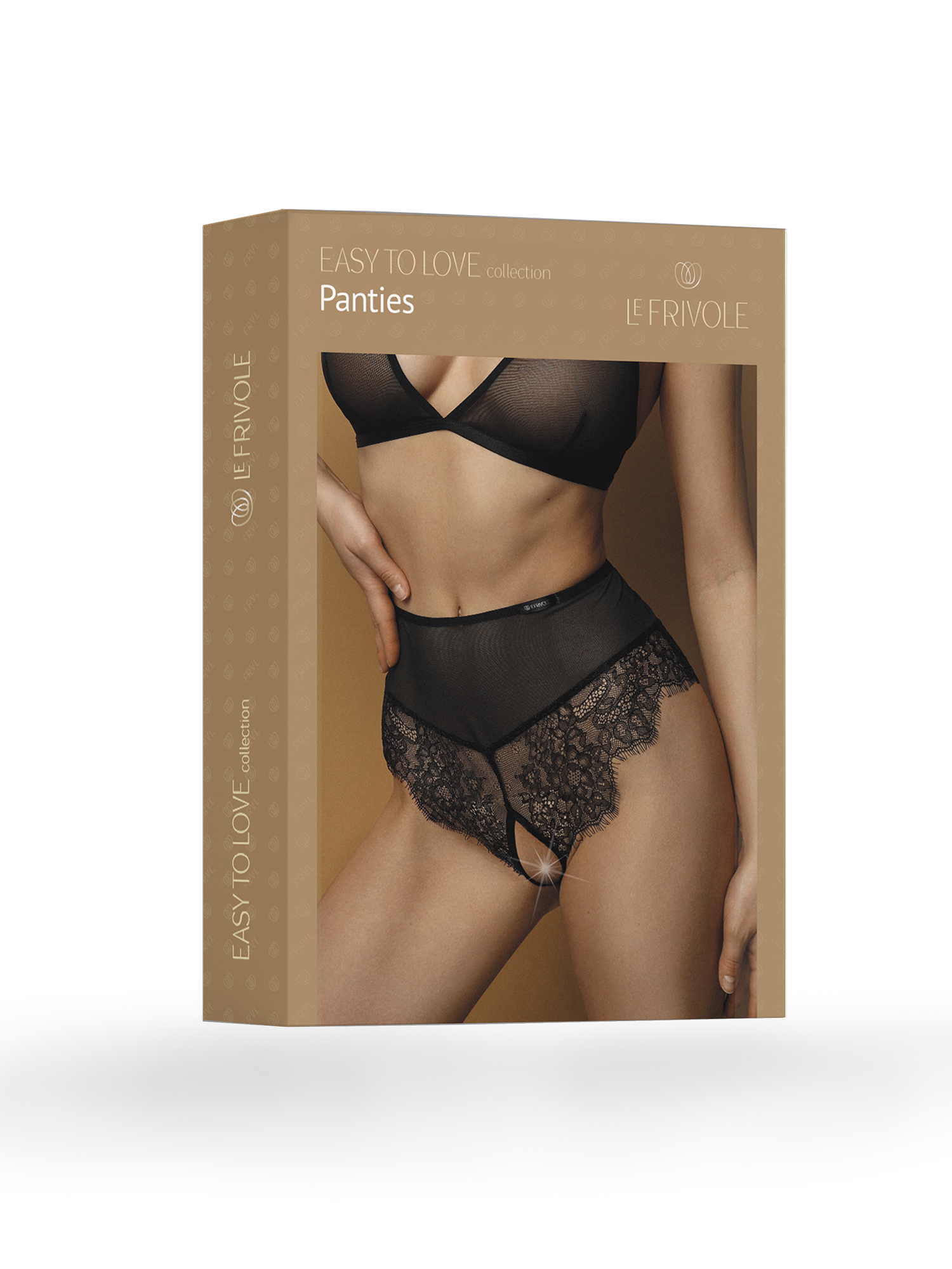 Трусики с доступом черный 50-52 р.