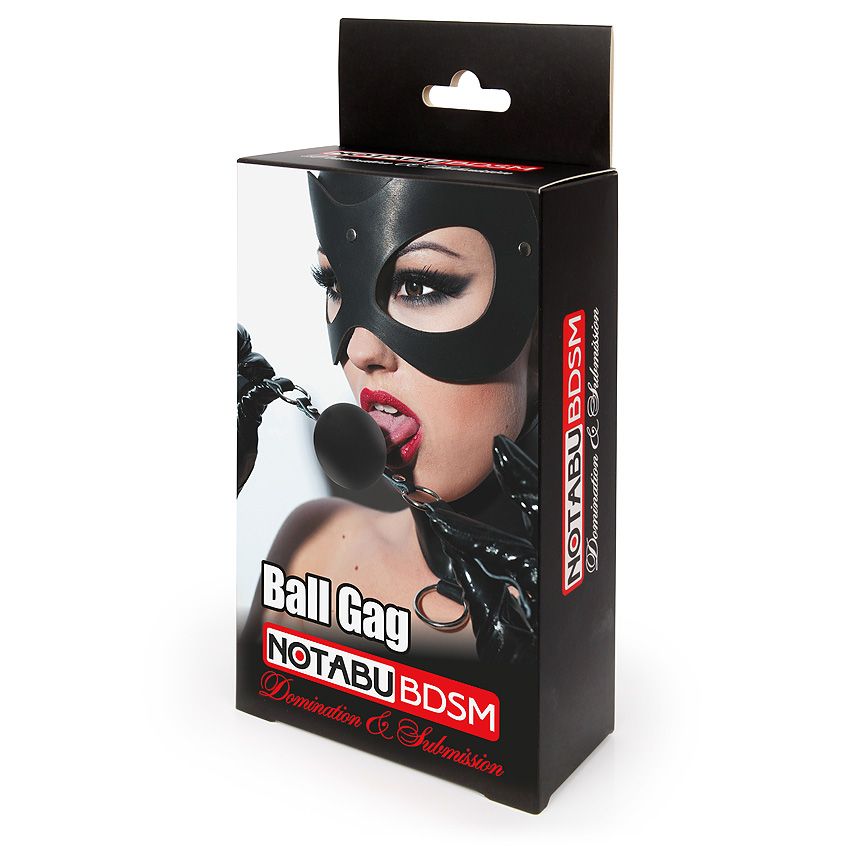 Кляп силикон черный 