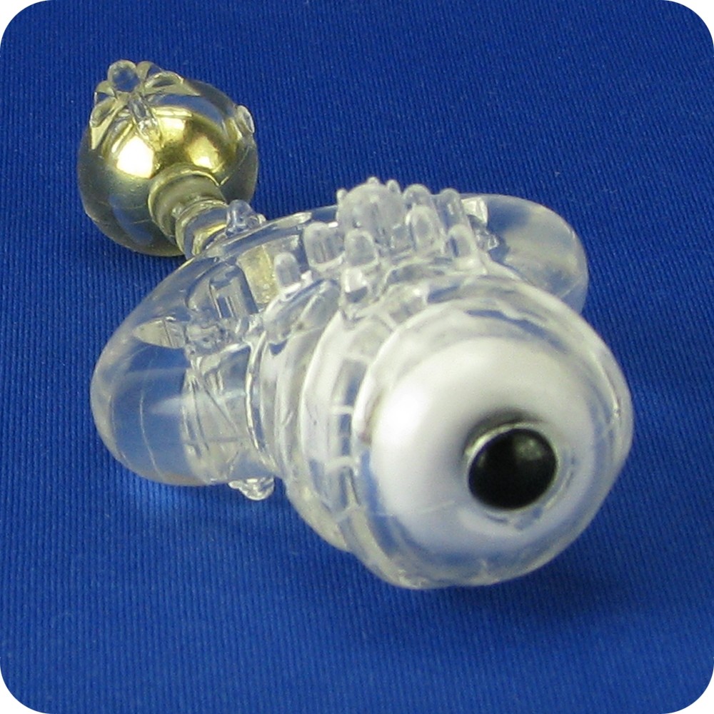 Вибро-кольцо с золотым шариком "The Screaming Bong"