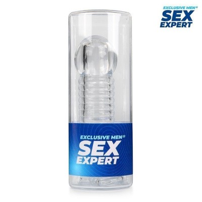 Насадка на пенис с кольцом для мошонки, L 13,5 см