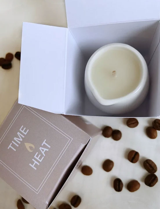 Массажная свеча TIME HEAT «Кофейный крем» 45 мл