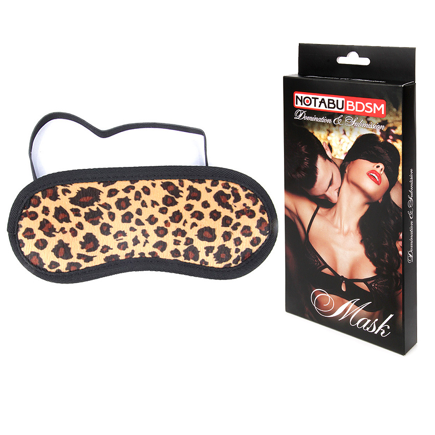 Маска леопард текстиль