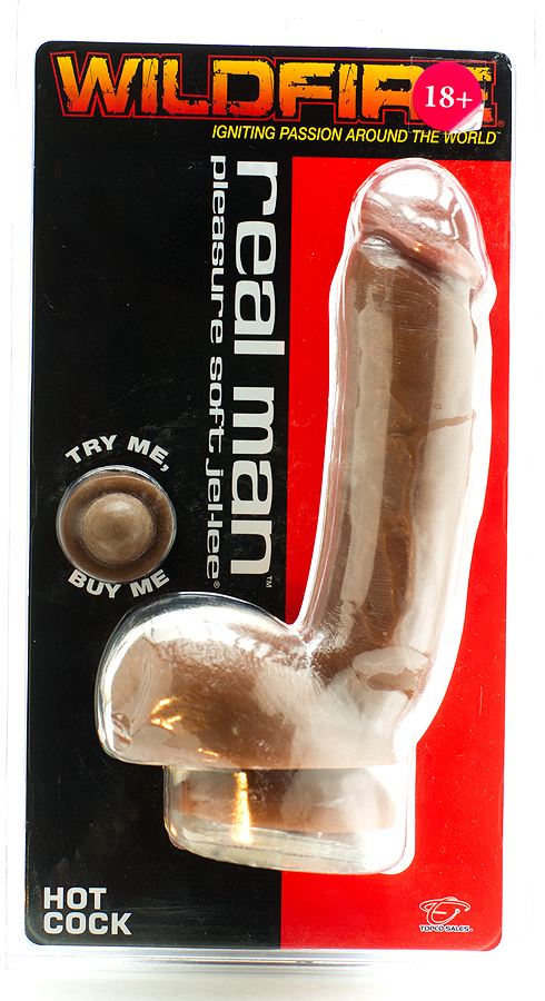 Фаллоимитатор "Jel-Lee Hot Cock", мулат