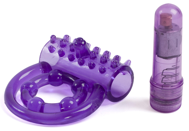 Кольцо эрекционное с вибрацией 'Weenie Wrapper"